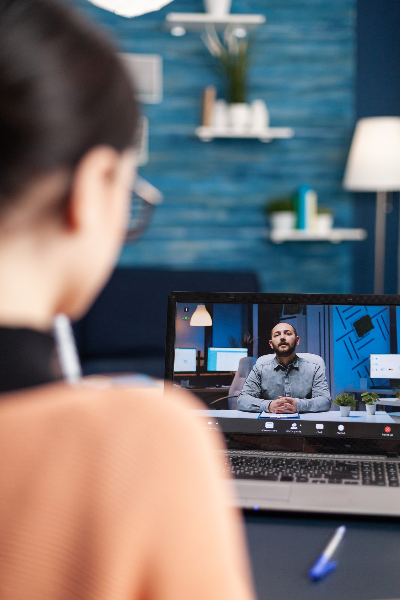 Real estate coaching session via video call